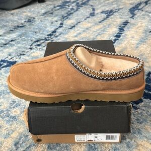 Tan Suede Slip-On Shoes